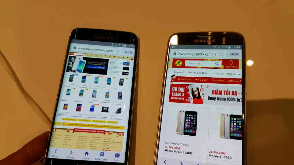 Thegioididong tren tay S6 Edge