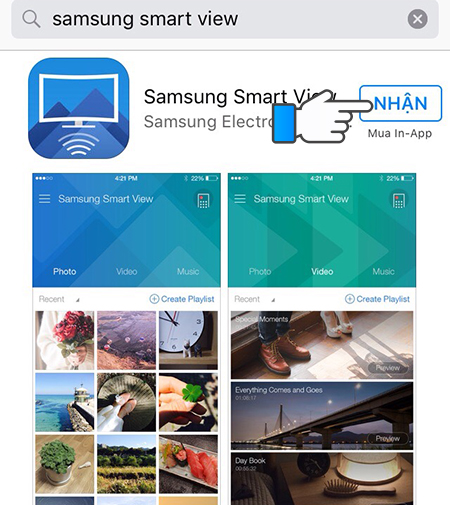 Tải ứng dụng Samsung Smart View