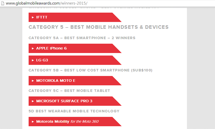 Global Mobile Awards Global Mobile Awards