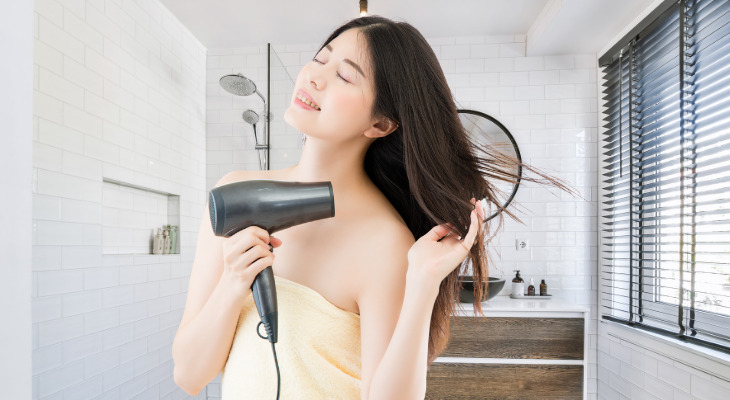 Move the hairdryer around, not in one spot
