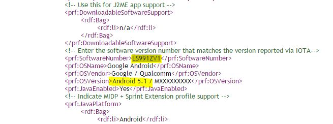 Hồ sơ có liên quan đến LG LS991 của nhà mạng Sprint Hồ sơ có liên quan đến LG LS991 của nhà mạng Sprint