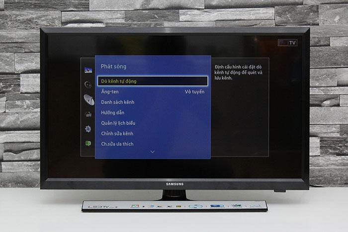 Cách dò kênh trên tivi Samsung J4100