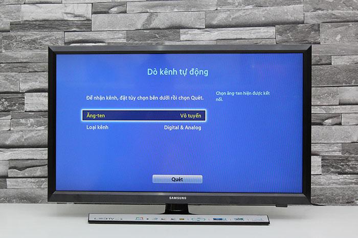 Cách dò kênh trên tivi Samsung J4100