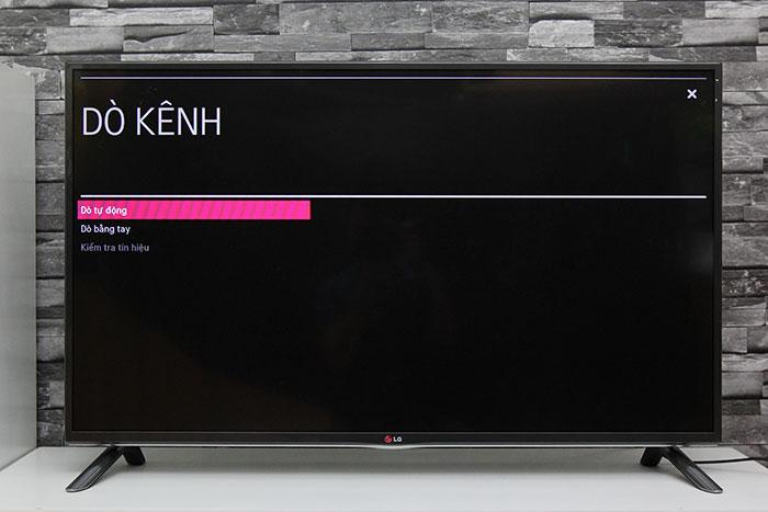 Cách dò kênh tivi LG trên hệ điều hành NetCast > Chọn dò kênh tự động