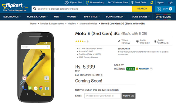 Một chiếc smartphone giá rẻ hấp dẫn của Motorola