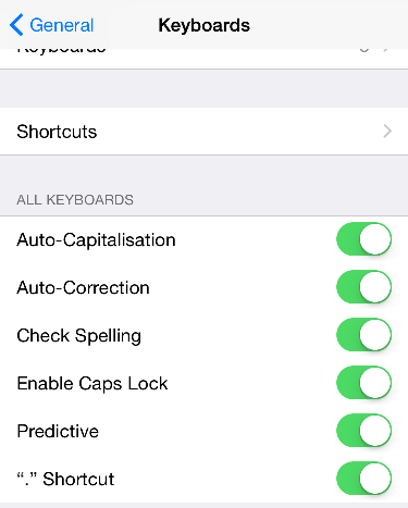 iOS Keyboard Tips iOS Keyboard Tips