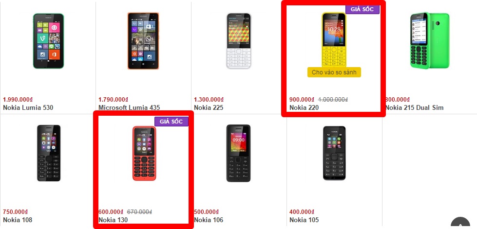 Tham khảo cấu hình chi tiết và đặt mua Nokia 220 tại đây hoặc Nokia 130 tại đây