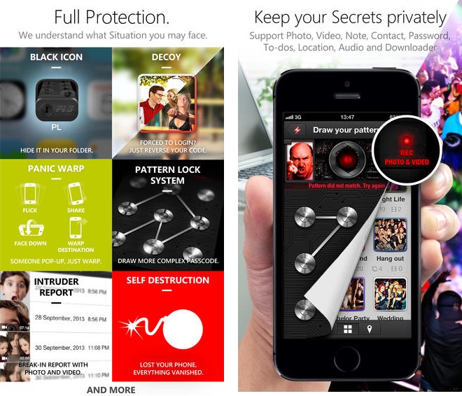 smartphone secret file