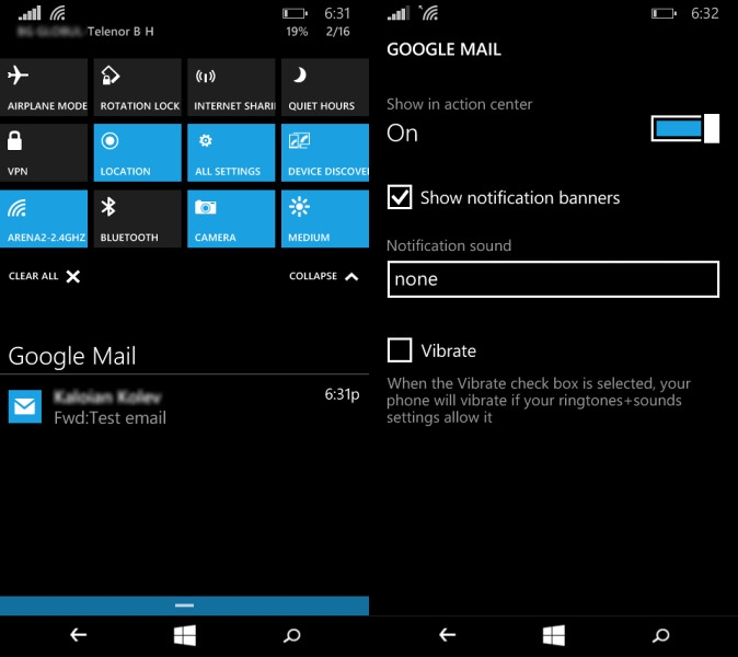 action center action center