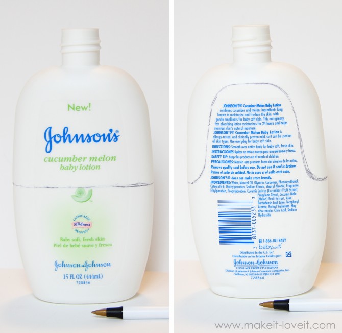 Tạo túi sạc điện thoại bằng vỏ chai sữa tắm