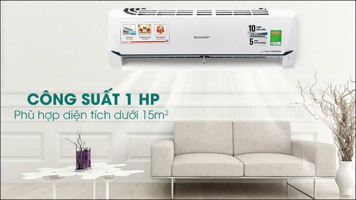 Chọn công suất máy phù hợp diện tích phòng