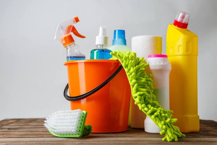 Avoid using strong cleaning chemicals