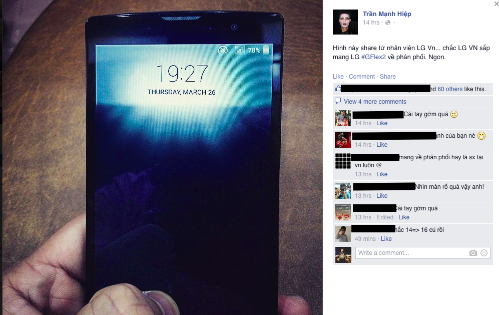 LG G Flex 2 sắp đến Việt Nam