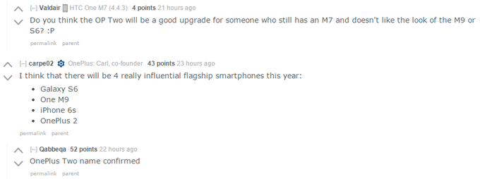 Tứ trụ làng smartphone năm nay sẽ có OnePlus 2?