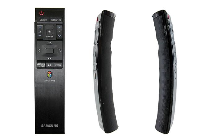 Chính diện và cạnh trái- phải của remote