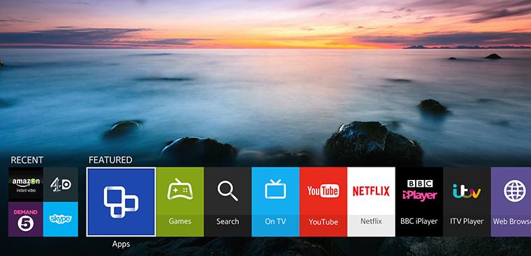 Cách tải ứng dụng tivi Samsung JS9000