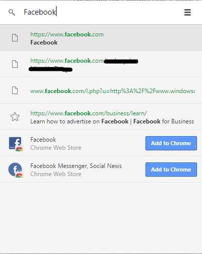 Facebook cho Chrome