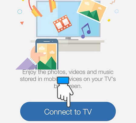 Chọn Connect tivi
