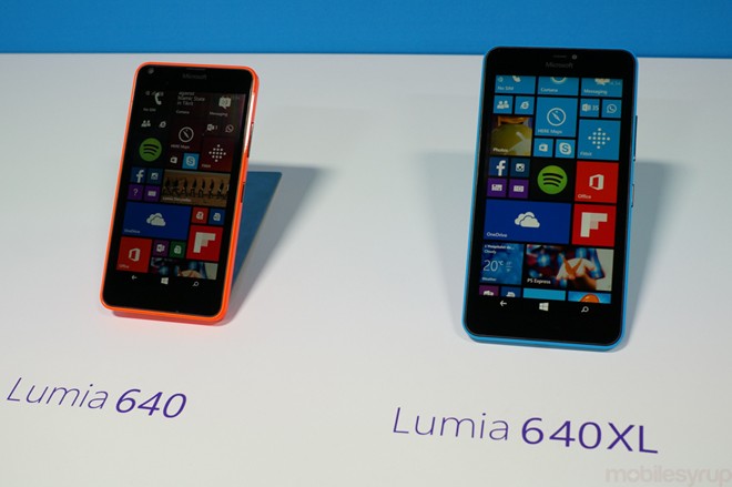 Lumia 640 và Lumia 640 XL cùng ra mắt tại MWC 2015 vừa qua Lumia 640 và Lumia 640 XL cùng ra mắt tại MWC 2015 vừa qua