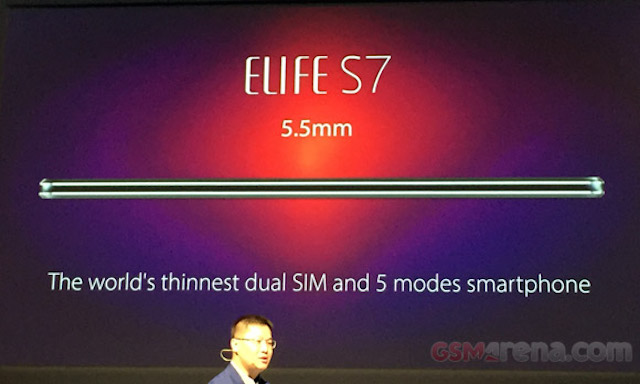 Gionee Elife S7 có thiết kế khá mỏng? Gionee Elife S7 có thiết kế khá mỏng?