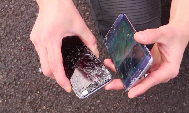 Thả rơi iPhone 6 và Galaxy S6 Edge Thả rơi iPhone 6 và Galaxy S6 Edge