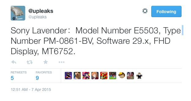 Thông tin rò rỉ của Sony Lavender