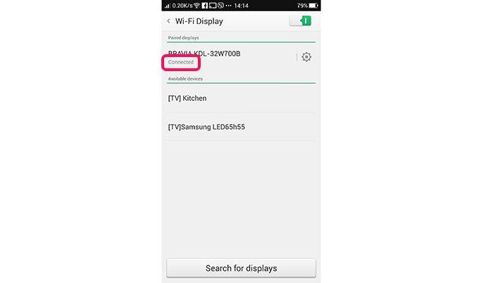 Thiết bị sẽ hiển thị Connected sau khi kết nối thành công Thiết bị sẽ hiển thị Connected sau khi kết nối thành công