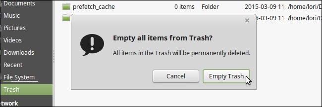 Empty Trash