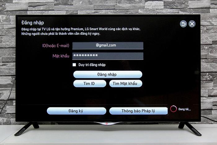 Đăng nhập để tiếp tục tải ứng dụng Cách tải ứng dụng tivi LG UB700T > Đăng nhập để tiếp tục tải ứng dụng