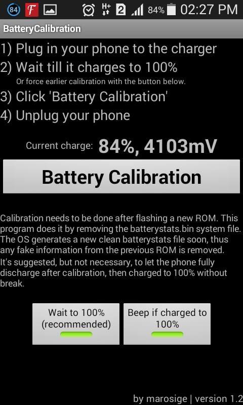 Cách khắc phục lỗi báo pin ảo trên Zenfone > Dùng phần mềm Battery Calibration