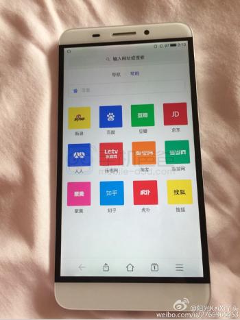 Ảnh rò rỉ smartphone LeTV mới2 Ảnh rò rỉ smartphone LeTV mới2