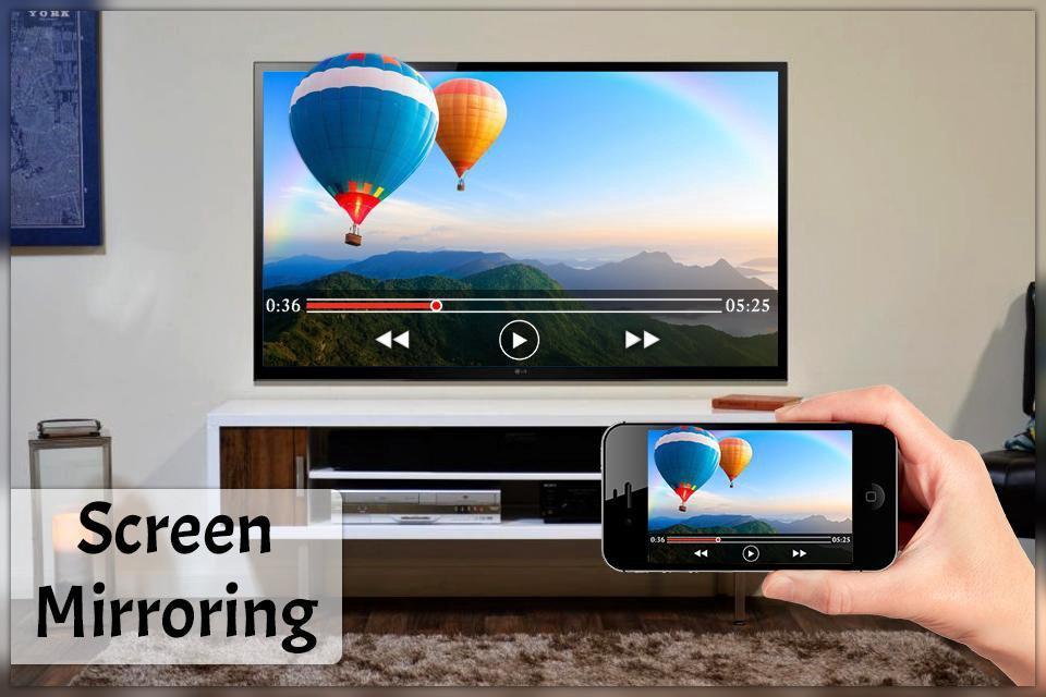 12 ứng dụng, phần mềm điều khiển tivi bằng điện thoại tốt, dễ sử dụng nhất > Screen Mirroring