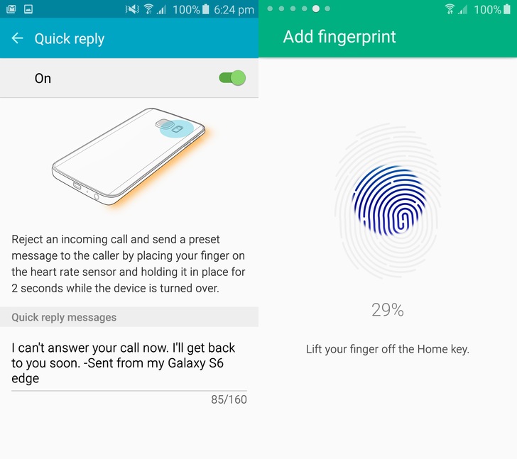 Galaxy S6 Edge cảm biến vân tay Galaxy S6 Edge cảm biến vân tay