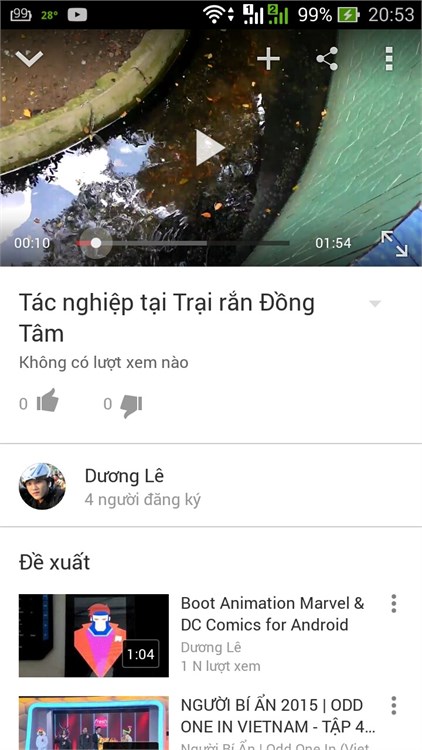 Hoàn tất việc tải video lên Youtube
