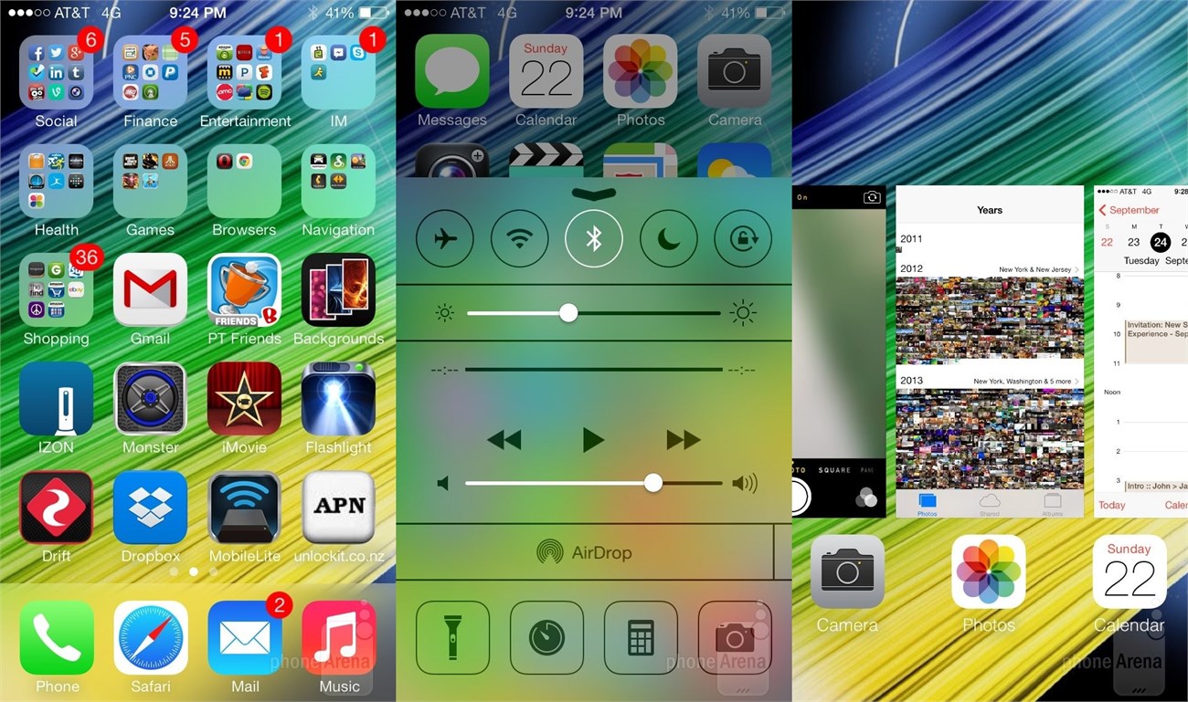 Giao diện iOS 7 Giao diện iOS 7