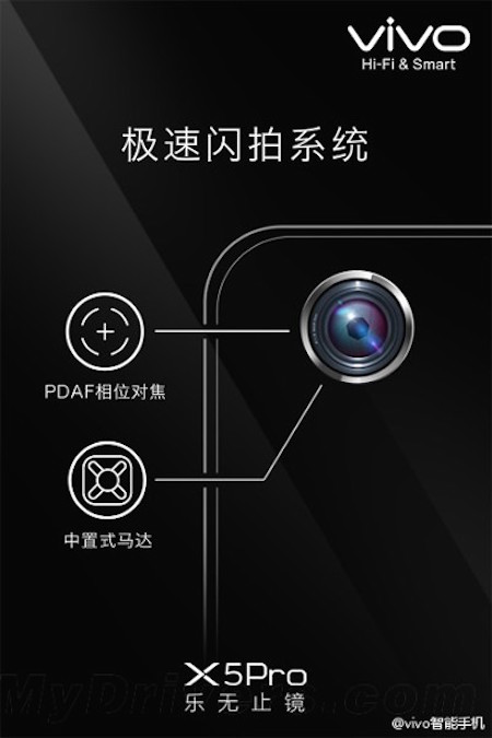 Vivo X5 Pro có hệ thống camera mạnh mẽ Vivo X5 Pro có hệ thống camera mạnh mẽ