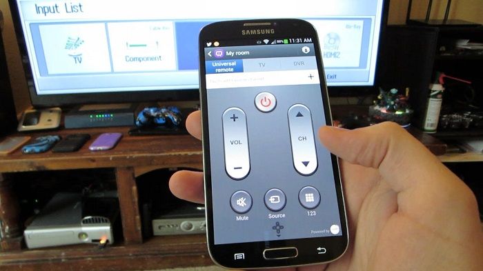 Điều khiển tivi thông qua cổng hồng ngoại trên điện thoại Samsung
