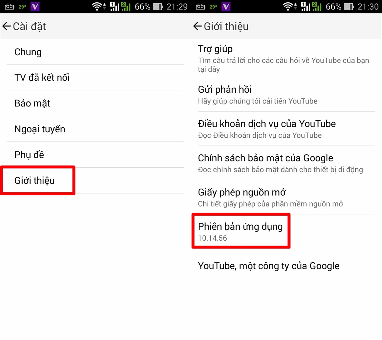 YouTube Android phiên bản 10.14.56 hỗ trợ xem video offline