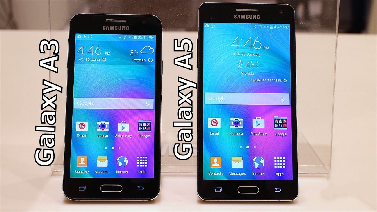 Màn hình trên Galaxy A5 và A3 được bảo vệ bởi kính cường lực Gorilla Glass 4