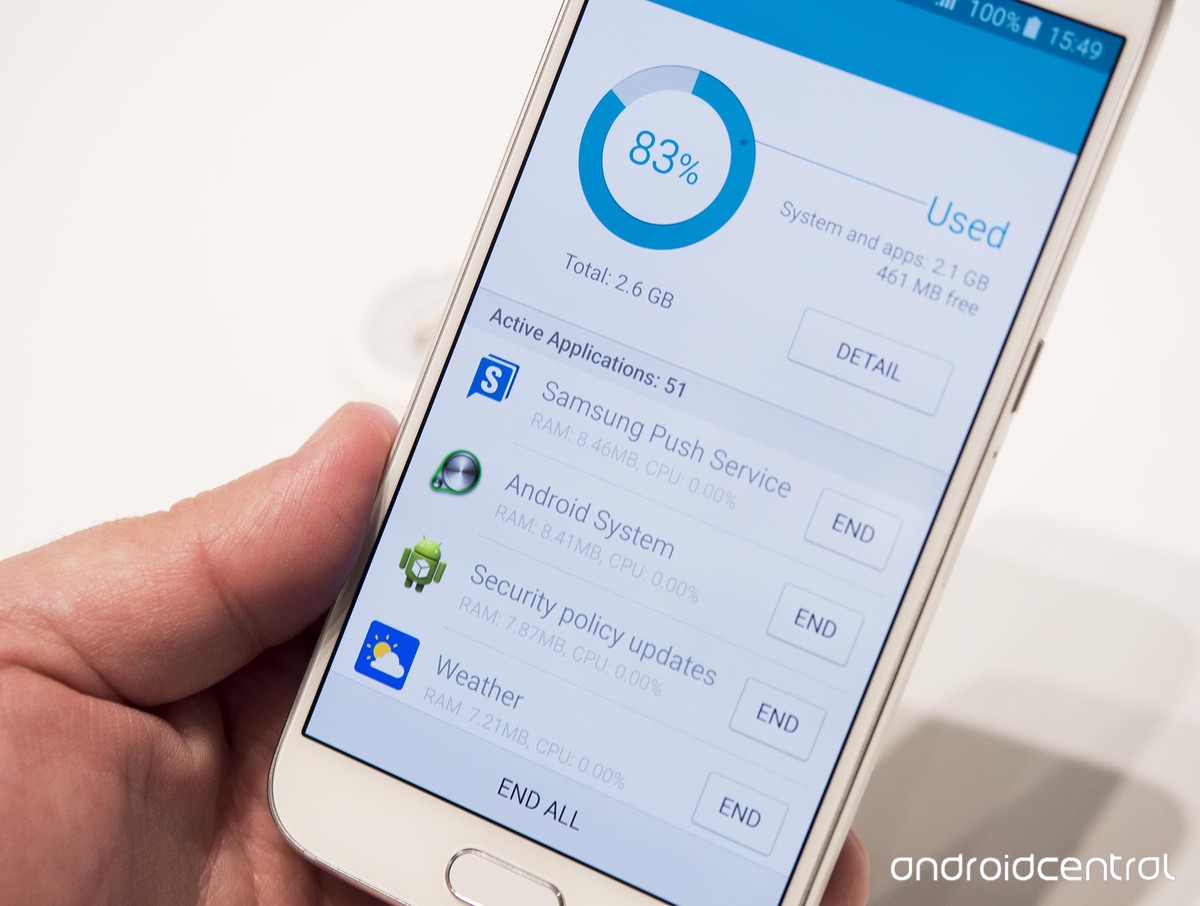 Galaxy S6 quản lý RAM chưa tốt