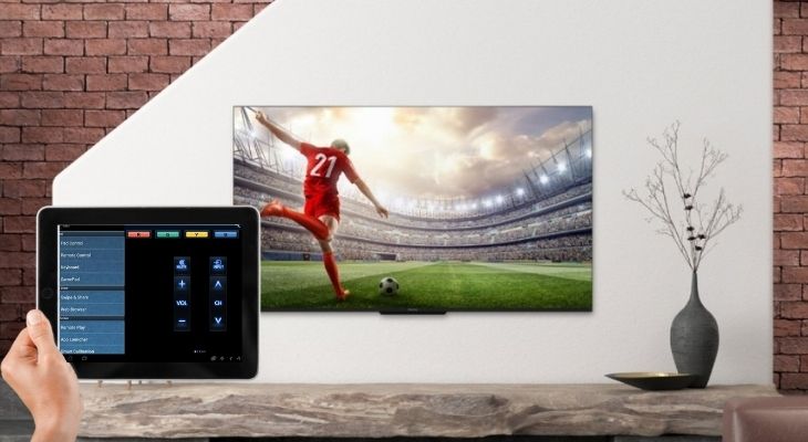 Điều kiển tivi qua máy tính bảng với ứng dụng Panasonic Remote 2