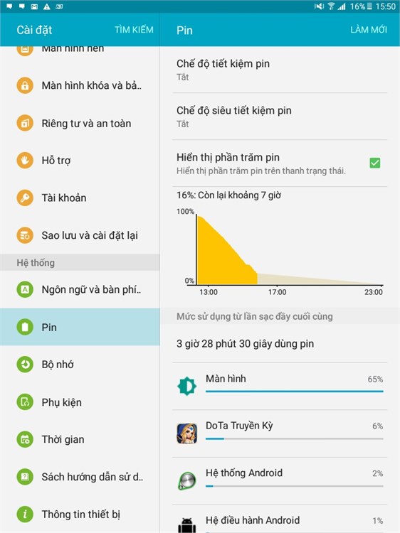 Galaxy Tab A 8.0 pin
