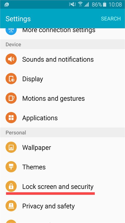 Lock Screen and Security Lock Screen and Security