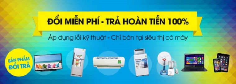 Chính sách hấp dẫn dành cho sản phẩm đổi trả