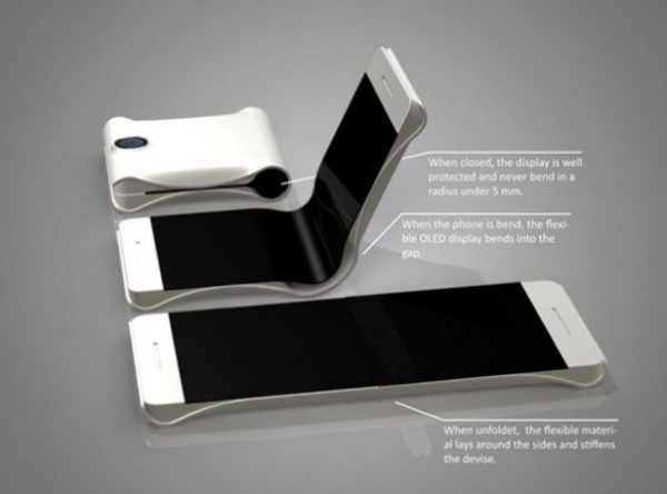 Smartphone tương lai sẽ có màn hình cuộn lại được?