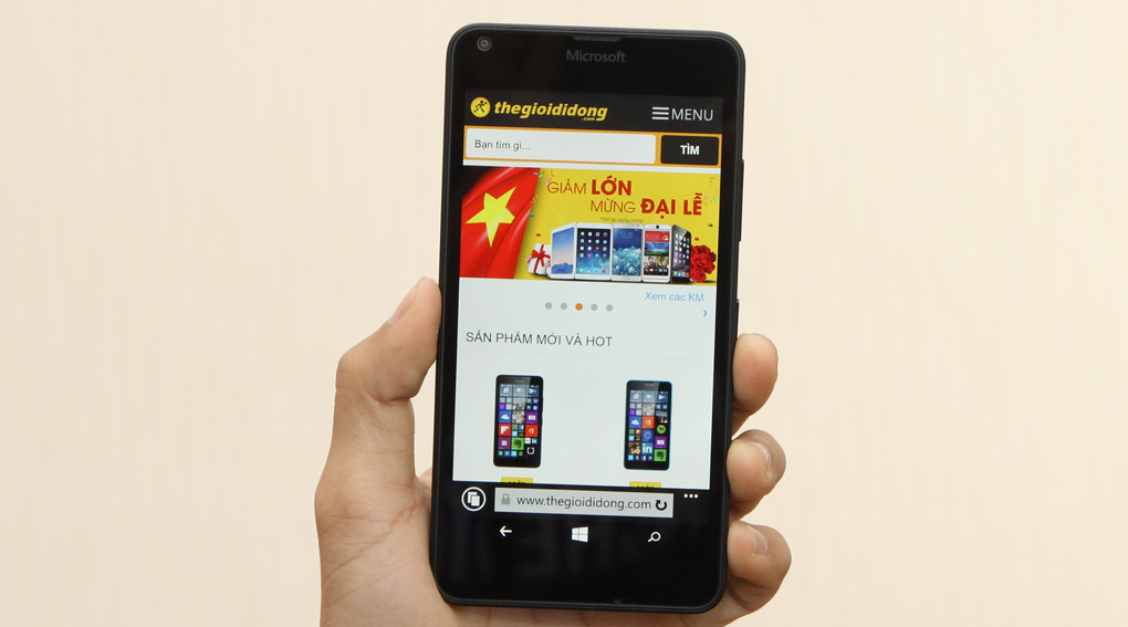 Microsoft Lumia 640 mặt trước