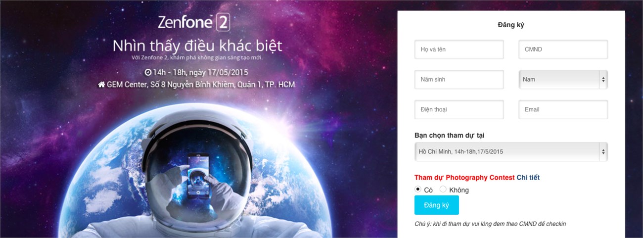 Asus Zenfone 2 sẽ ra mắt ở Việt Nam ngày 17/5