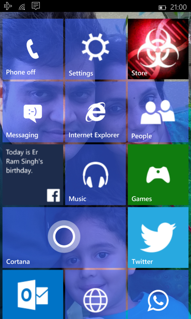 Giao diện bản Windows 10 mới