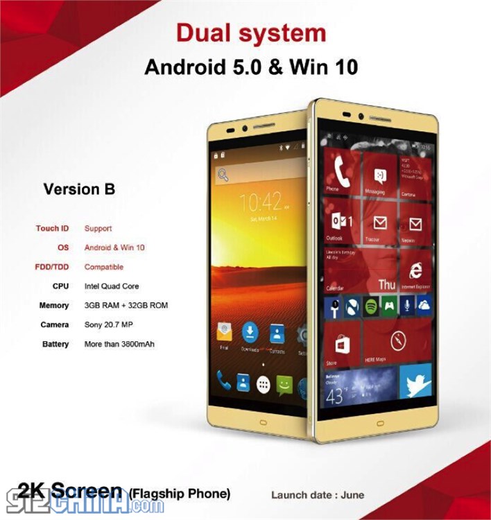 Elephone Vowney sẽ chạy cả hai hệ điều hành? Elephone Vowney sẽ chạy cả hai hệ điều hành?