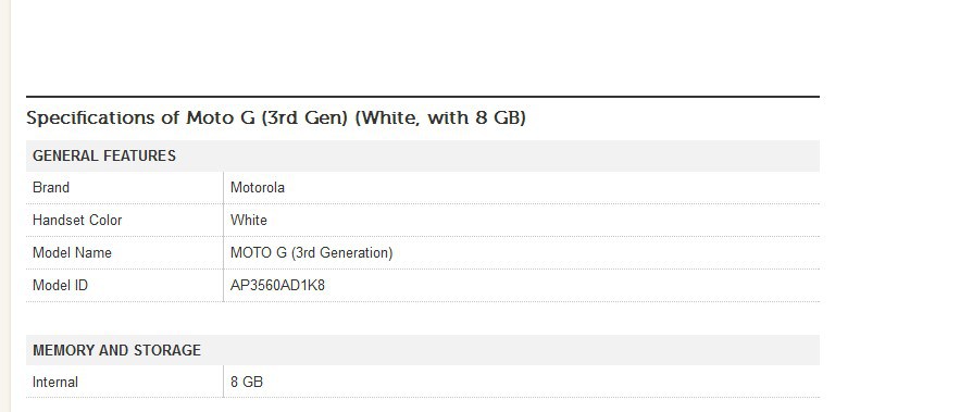 Moto G3 bị phát hiện
